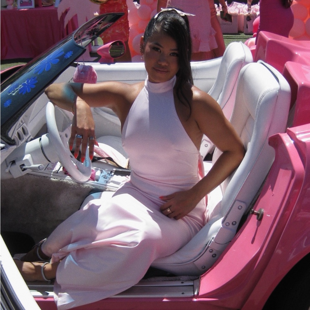 Hello Molly Pink Maxi Dress